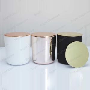 Wholesale Christmas decoration lager candle container with lid for sale from china suppliers