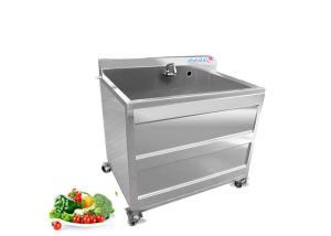 Wholesale Stainless Steel Canteen / Bubble Vegetable Washing Machine 200-300kg/H from china suppliers