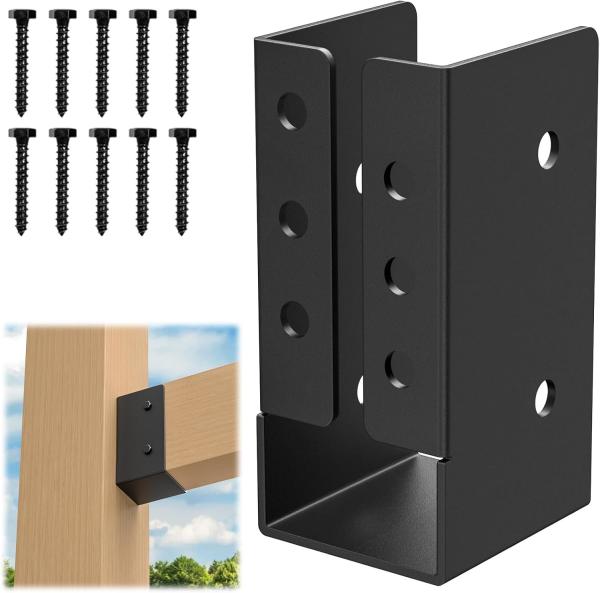 Concealed Flange Joist Bracket 2"x4" Outdoor Timber Mount Light Joist Hanger