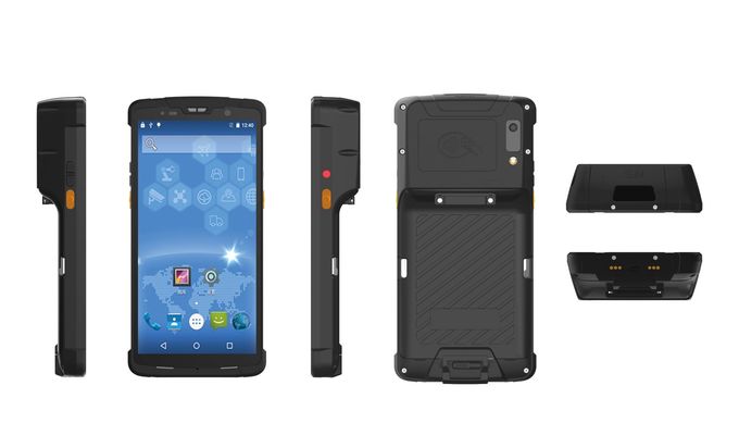 Android Handheld LF RFID Reader 134.2KHz ISO 11784/11785 FDX-B/HDX Black Color 0