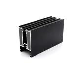 Thermal Adiabatic Bespoke Black Anodized Aluminium Door Profiles