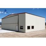 Malaysia Stainless Steel Hangar Construction with Solid H-shape Steel Beam Main