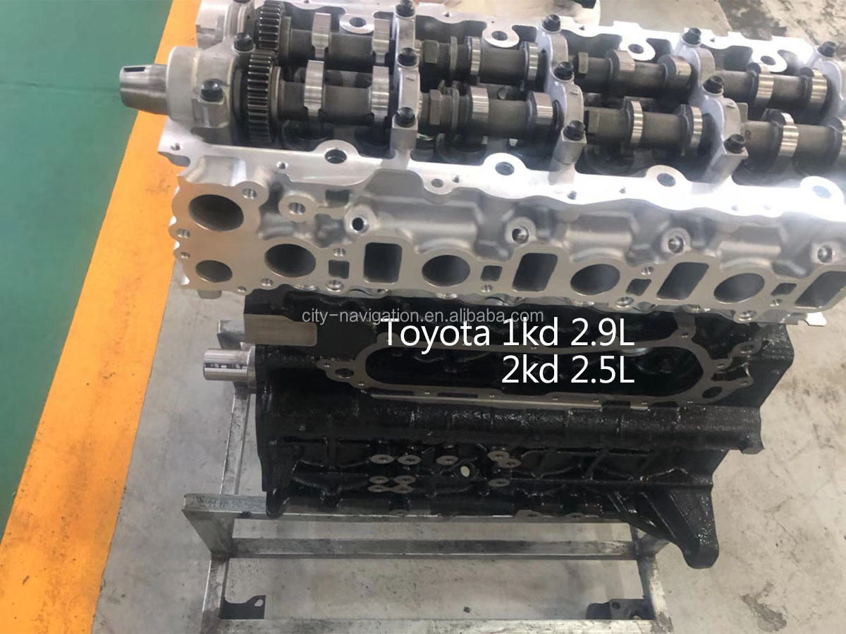 3.0T Displacement Original Auto Diesel Engine Assembly for Toyota Land Cruiser Prado J15