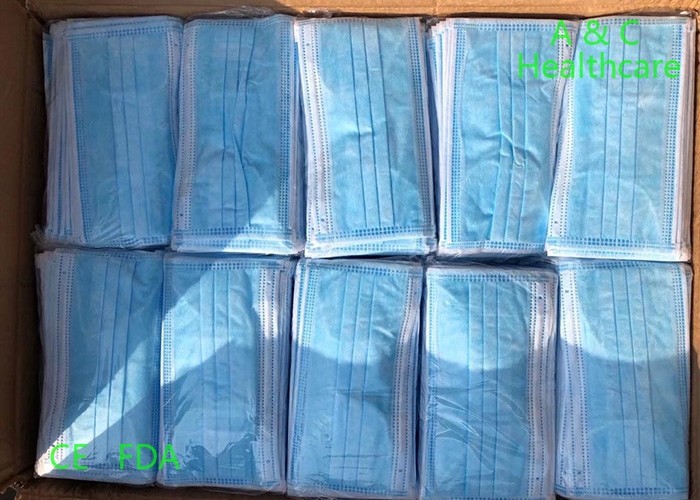 Odorless 4 Ply Anti Dust Disposable Face Mask Mouth Cover Single Use