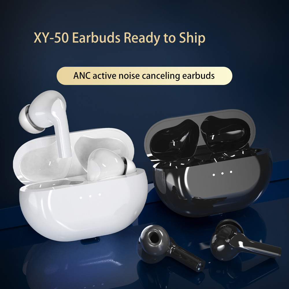 XY-50 TWS Bluetooth Earphone With Charge Case Ear Sensor Earbuds 3 Pairs Free Ear Tips
