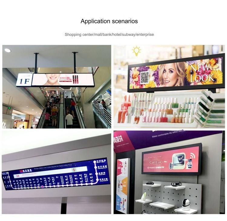 Business Wall Mounted Digital Advertising Screen LCD monitor 240V 18.5 inch