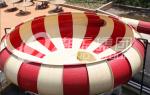 Commercial Fiberglass Cloth Outdoor Water Slides Plastic Slide 20*17m Floor