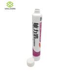 White Pharmaceutical Tube Packaging , Plastic Squeeze Tubes Screw Cap