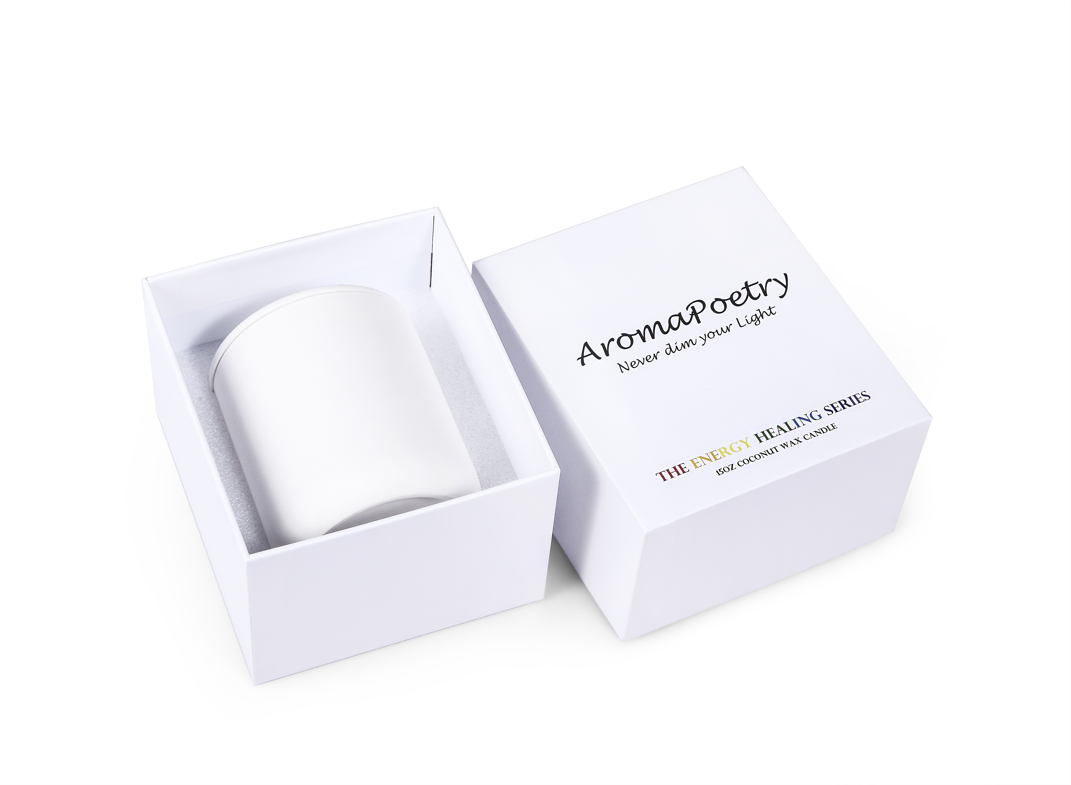 Black Paper Candle Package Box Cosmetic Rigid Paper Box For Candle