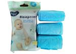 Biodegradable Blue HDPE Diaper Waste Bags with light fragrance