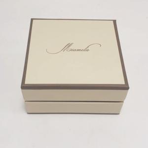 Wholesale High End Jewelry Paper Box Ice Creamy Color Cardboard Box Gift Packaging from china suppliers