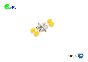 Wholesale Fiber Optic Adapter ST to ST UPC Duplex Single Mode With Metal Body Yellow Color from china suppliers