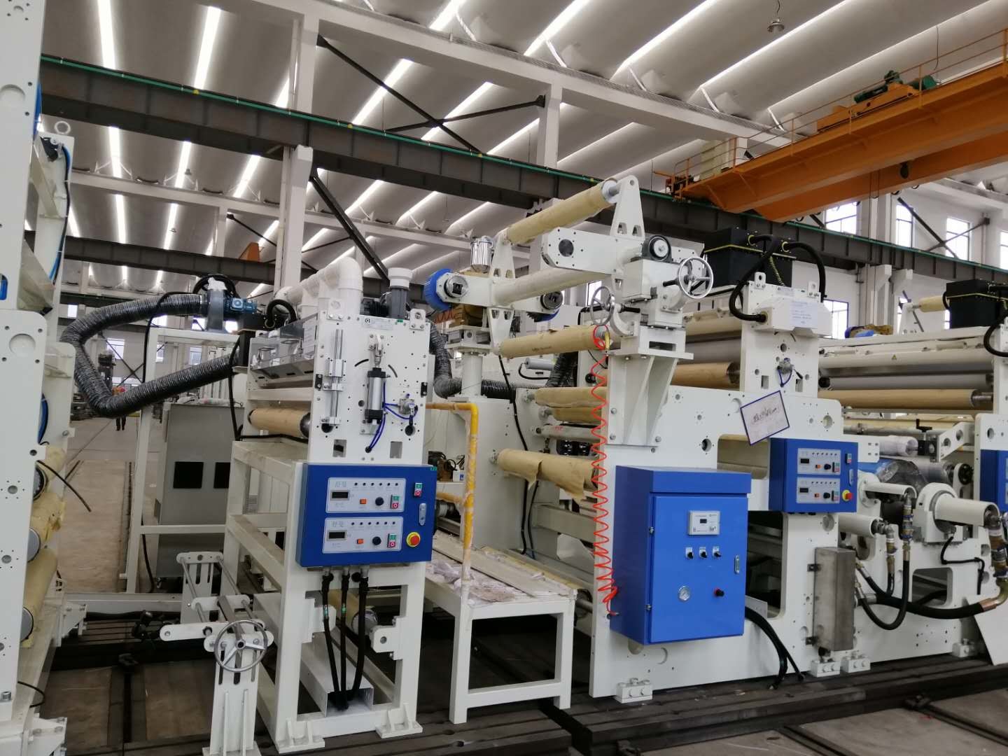 High Speed Dry Laminating Plastic Lamination Machine Double - Layer Film