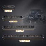 6D Reflector Off Road LED Light Bar 4x4 12V 24V Single Row Automotive LED Light