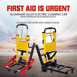 Lightweight Aluminum Emergency Evacuation Chair in Orange for Safety Standard None