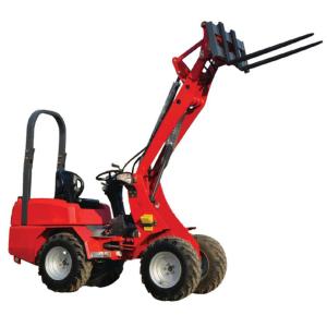 Wholesale 18.2KW Small Hydraulic Wheel Loader KUBATA Engine Mini Compact Wheel Loader HT180 from china suppliers
