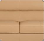 Genuine Leather Sectional Sleeper Sofa For Small House / Living Room Home