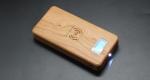Samsung & iPhone Wooden Qi Power Bank , Mobile Phone 12000mAh Wireless Charging