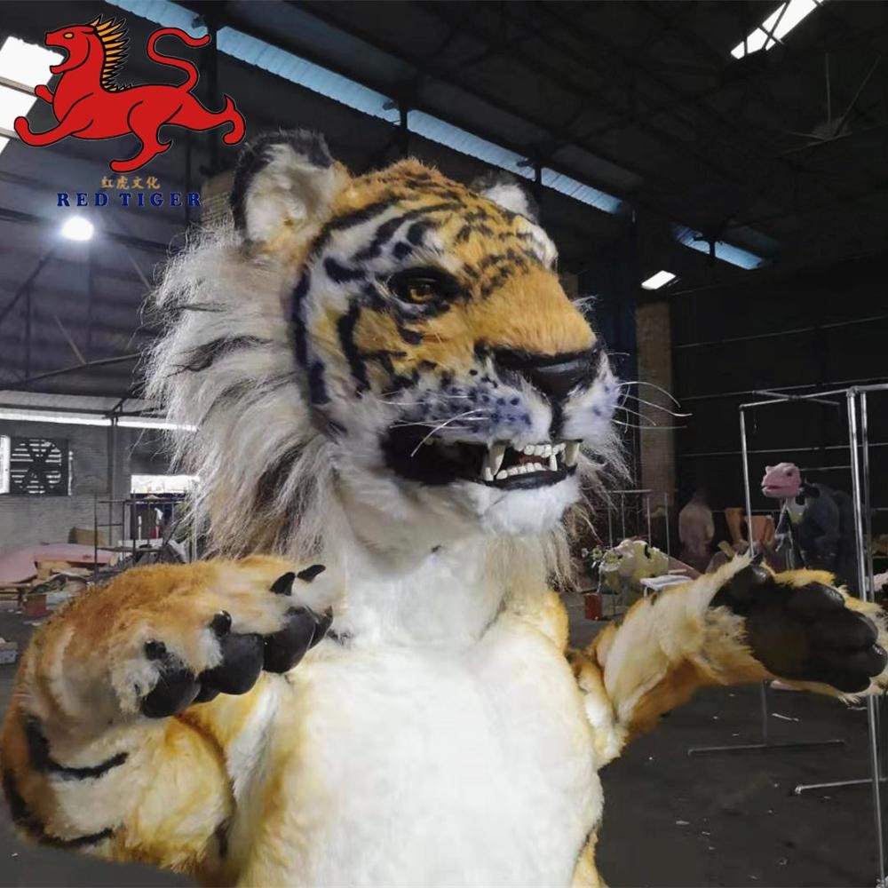 Performance Ealistic Adult Tiger Costume Youth Age Size Customized