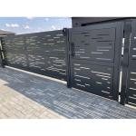 House Outdoor Aluminum Privacy Fence Lightweight Fireproof ISO9001