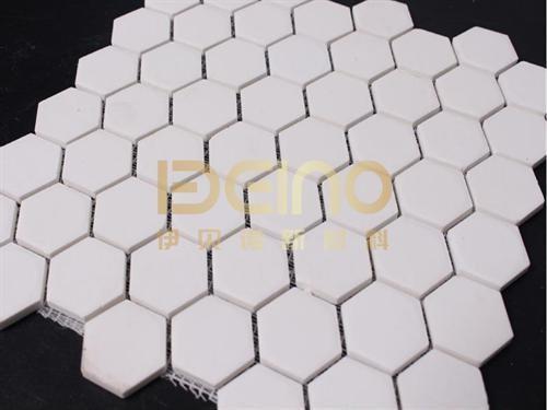 Hexagonal Alumina Ceramic Pipe Wear Resistant Rubber Ceramic Panels