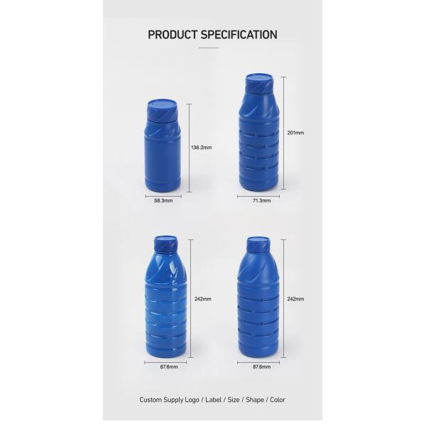 Plastic PET Insecticides Pesticides Packaging Bottles 1000ml