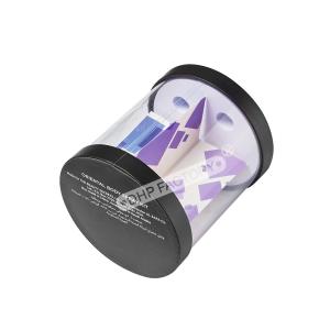 Wholesale Plastic Round Box Round Gift Box With Paper Lid For Skincare Products from china suppliers