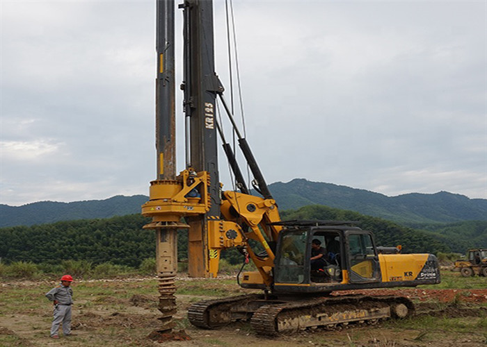50kN Crowd Force Used Piling Rig With 20kN.M Rotary Torque & 30kN Hoisting Force