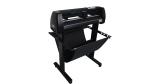 Black 720mm Al Roller 28 Inch Vinyl Cutter Machine