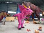 Customized Cartoon Dragon Costume Animatronics Dinosaur Lovely Costume For Kids