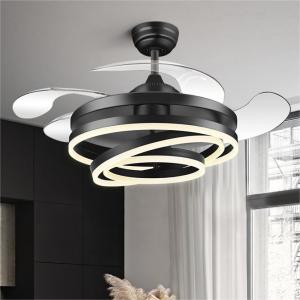 Wholesale Bedroom Decor Nordic Ceiling Fan Remote Control Restaurant Ceiling Fan Lamp from china suppliers