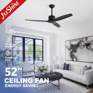 Wholesale Sleek and Stylish Solid Wood Ceiling Fan Powered by DC Motor with Remote Control from china suppliers