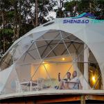 Luxury 9m Full Airbnb Geodesic Dome Tent With Big Windows