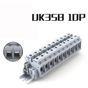Wholesale UK35N 35B UK Series DIN Rail Screw Clamp Terminal Blocks Strips from china suppliers