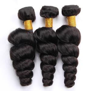 Wholesale Hakka Brazilian Loose Wave Human Hair Bundles One Donor Free Sample No Shedding from china suppliers