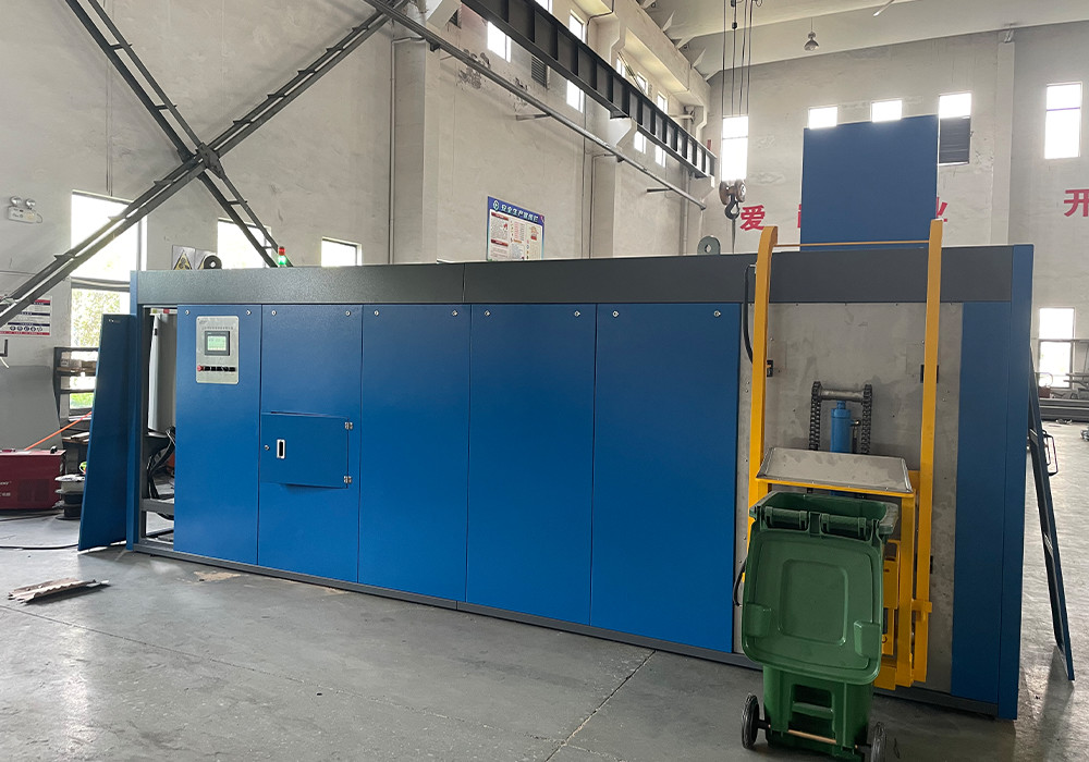 1000kg SUS304 Food Waste Disposal Composting Machine Garbage Commercial Kitchen