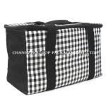 Tartan Designinsulated Cooler Bags / Disposal Lunch For Picnic ISO9001