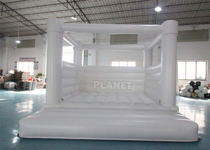 Modern Outdoor Luxurious Jumping Bounce Large White Inflatable Bounce House