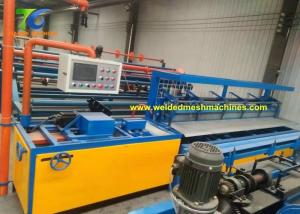 China Spiral 120*120mm Fencing Net Making Machine 3.8KW/h 1.7T on sale