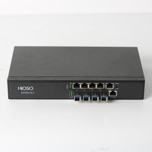 Wholesale 4 Ports 1000M RJ45 Epon Olt Fiber Optic Equipment HiOSO HA7004T from china suppliers
