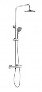 Wholesale Bathroom 38 Degree water Thermostatic Shower Column Set Dual Handle from china suppliers