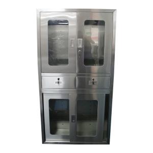 Wholesale Hospital Furniture Instrument Stainless Steel Medical Cabinet With Solid Structure from china suppliers