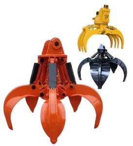Wholesale Orange Peel Hydraulic Grabs For Excavators Truck Crane Material Handling from china suppliers