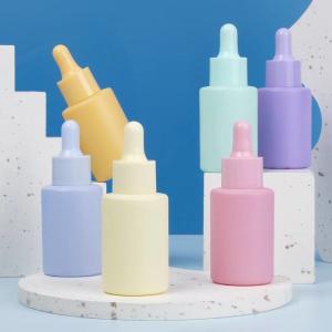 Wholesale Dropper Glass Essential Oil Bottle 30ml 50ml Frosted Glass Matt Essence Drip from china suppliers