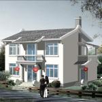 Beautiful Urban Two Story Prefabricated Homes Small Structure Modern