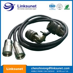Wholesale Female PT08E - 20 - 26P Industrial Amphenol Cables 19P 90 Degrees Lead Free from china suppliers