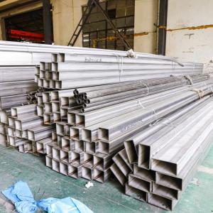 Wholesale Stainless Steel Welded Square Rectangular Tube Hollow Sections DIN1.4404 SS316L 160X80X5 Length 6M from china suppliers