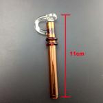 Pretty Colorful Glass Oil Nail One Hitter Piece Hand Blown Production Technology