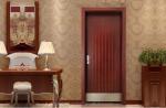 Bathroom Soundproof HDF Wood Doors Interior Finished 45mm Thick