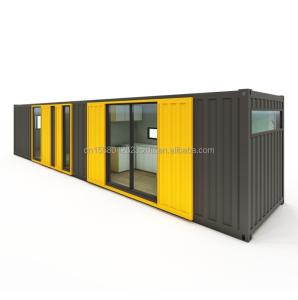 Wholesale Steel frame Galvanized Steel Bending 180g 40FT Container Modular Wooden House Prefab Houses from china suppliers